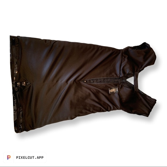 N. Miller Black Sequin Dress size: 6 - Picture 7 of 12